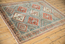 4x5.5 Vintage Distressed Afshar Rug
