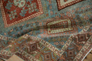4x5.5 Vintage Distressed Afshar Rug