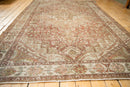 7x10 Vintage Distressed Baktiari Carpet