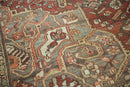 11.5x15 Vintage Distressed Baktiari Carpet