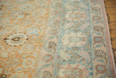 10.5x18.5 Vintage Distressed Tabriz Carpet