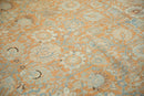 10.5x18.5 Vintage Distressed Tabriz Carpet