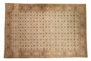 RESERVED 8.5x12.5 Vintage Distressed Qom Carpet