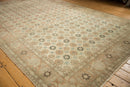 RESERVED 8.5x12.5 Vintage Distressed Qom Carpet