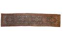 3.5x15.5 Vintage Distressed Malayer Rug Runner