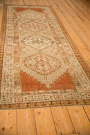 3.5x8.5 Vintage Distressed Serab Rug Runner