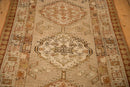 3.5x8.5 Vintage Distressed Serab Rug Runner