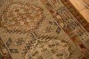 3.5x8.5 Vintage Distressed Serab Rug Runner
