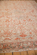 8x9.5 Vintage Distressed Heriz Carpet