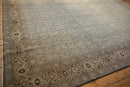 10.5x14 Vintage Distressed Tabriz Carpet