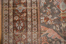 10.5x14.5 Vintage Distressed Mahal Carpet