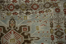 3.5x17 Vintage Distressed Karaja Rug Runner