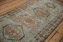 3.5x17 Vintage Distressed Karaja Rug Runner