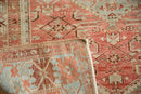 4x6.5 Vintage Distressed Malayer Rug