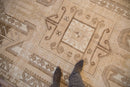 6x10.5 Vintage Distressed Kars Carpet