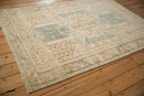 4.5x7 Vintage Distressed Oushak Rug