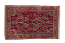 3.5x5 Vintage Fine Sarouk Rug
