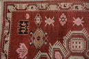 3.5x5.5 Vintage Distressed Caucasian Rug