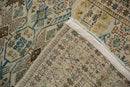 3.5x4.5 Vintage Distressed Tabriz Square Rug