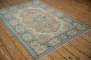 4.5x6 Vintage Distressed Tabriz Rug