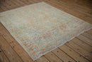 4.5x6 Vintage Distressed Afshar Rug