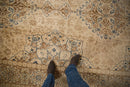 RESERVED 7x11 Vintage Distressed Tabriz Carpet