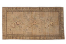 3.5x6.5 Antique Distressed Karabagh Rug