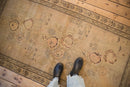 3.5x6.5 Antique Distressed Karabagh Rug
