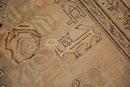 3.5x6.5 Antique Distressed Karabagh Rug