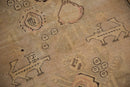 3.5x6.5 Antique Distressed Karabagh Rug