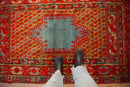 4x6.5 Antique Anatolian Rug