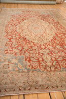 6.5x10.5 Vintage Distressed Tabriz Carpet