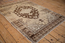 4x6 Vintage Distressed Oushak Rug