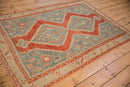 4x6.5 Vintage Distressed Karabagh Rug