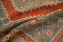 4x6.5 Vintage Distressed Karabagh Rug