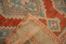 4x6.5 Vintage Distressed Karabagh Rug