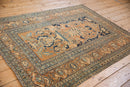 4.5x6 Antique Fine Tabriz Rug