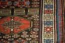 3.5x12.5 Vintage Kurdish Rug Runner