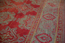 13.5x15 Antique Oushak Square Carpet
