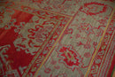 13.5x15 Antique Oushak Square Carpet
