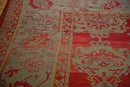 13.5x15 Antique Oushak Square Carpet
