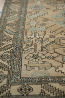 3.5x14.5 Vintage Distressed Heriz Rug Runner