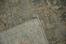 7x10.5 Vintage Distressed Tabriz Carpet