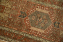 3x10.5 Vintage Distressed Karaja Rug Runner