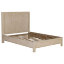 Solano 55-inch California King Panel Bed Weathered Mango