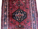 5.5 X 10 Handmade Wool Tribal Gallery Rug Wide Runner Corridor Rug Floral Red