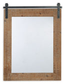 Lanie - Accent Mirror - Antique Brown