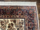 8.8 x 12 Karastan Ivory Sarouk Rug
