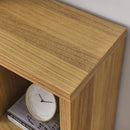 Walker Edison - Open Wooden Open Shelf Bookcase, Freestanding Display Storage Cabinet with 7 Cube Storage Spaces, Floor Standing Bookshelf, Entryway, Living Room Storage Cabinet