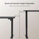 Electric Height Adjustable Standing Desk 55 X 24 Inches